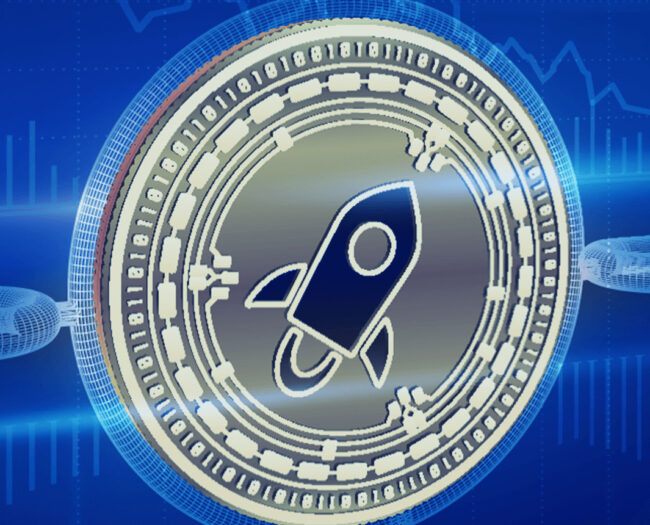 a coin with stellar's logo