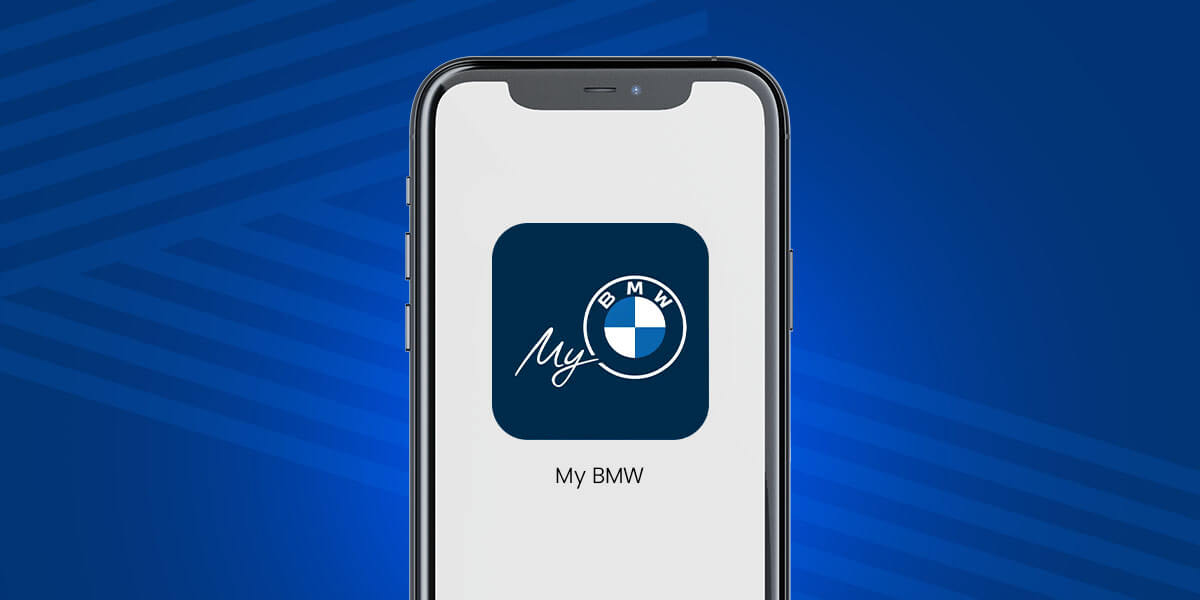 cellphone mockup my bmw app