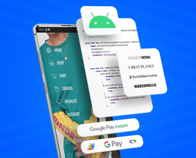 scalable app mockup