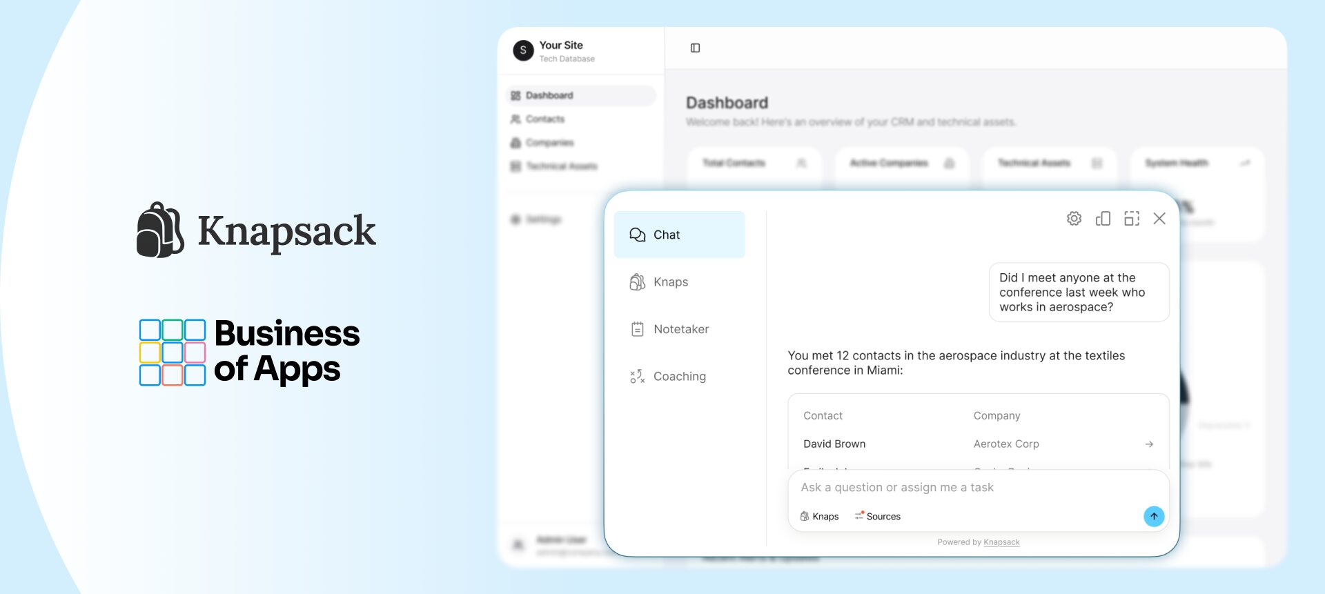 knapsack chat ai platform