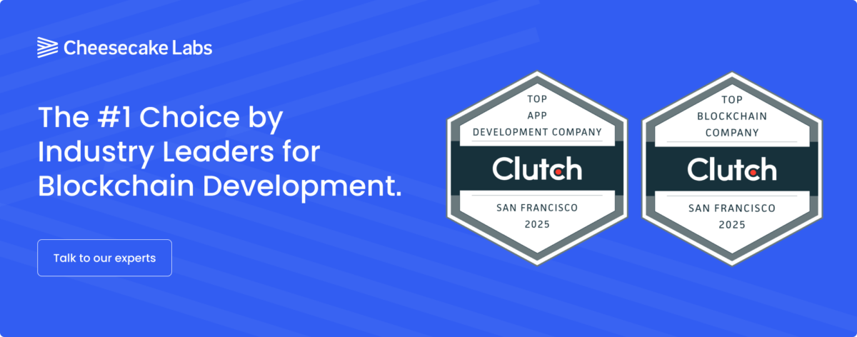 Banner for Cheesecake Labs - Services of Blockchain Development